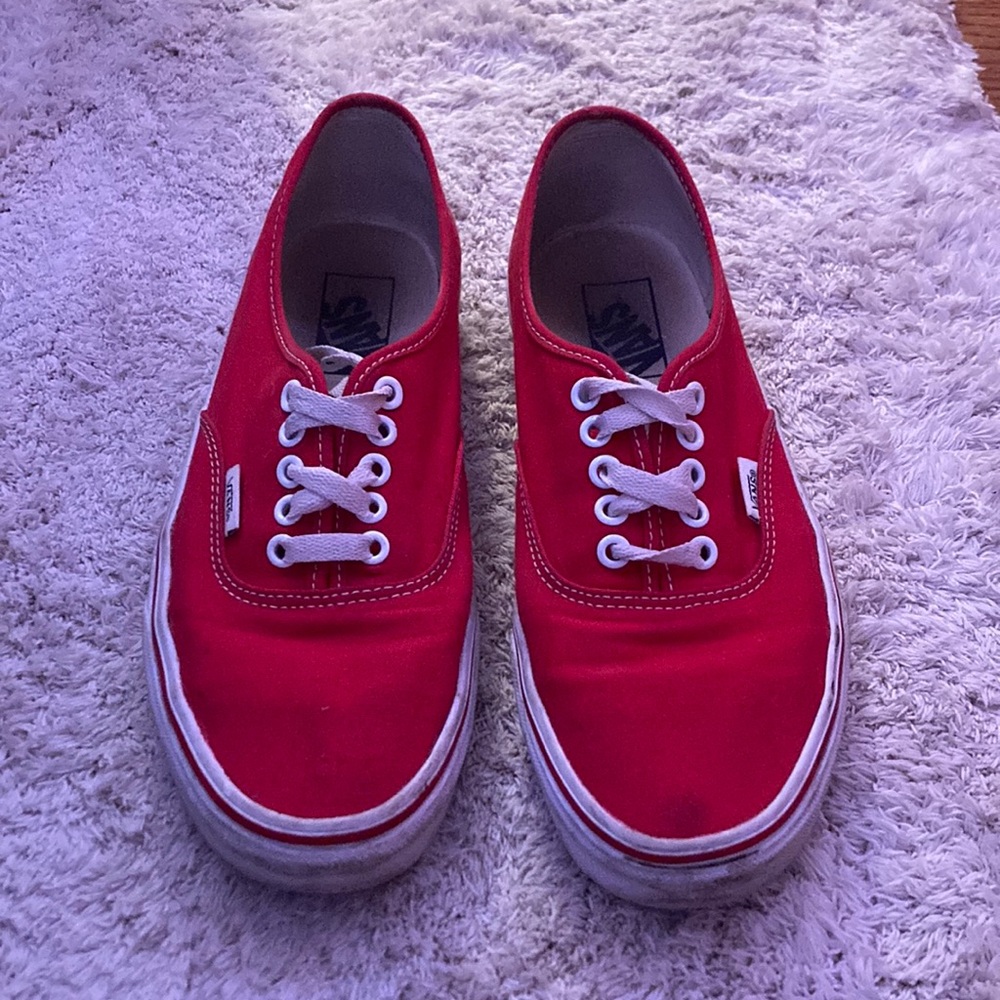 Red Vans Shoes